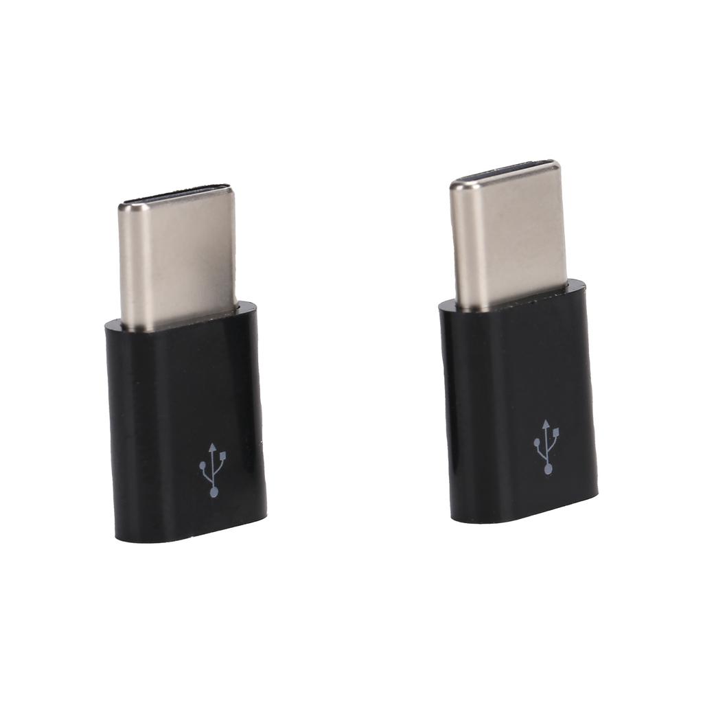 2 шт. OTG-адаптер Micro USB на Type-C, адаптер-конвертер для синхронизации, передачи данных и зарядки