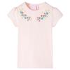 Pale Pink T-shirt for Children 92/104/116/128/140
