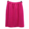 90s Old Midi Length Knit Tight Skirt 7 Magenta Women Used