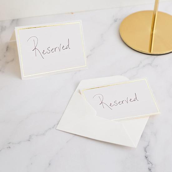 60 шт. Золотая фольга с рамкой для рассадки гостей, свадебные званые ужины, вечеринки, карточки для стола, палатка