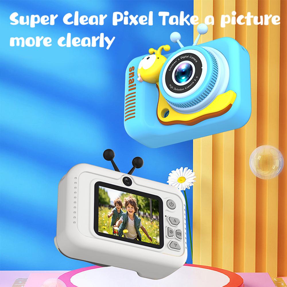 Детская камера Цифровая камера 20 МП Камера для детей Селфи 4-кратный цифровой зум 2,0-дюймовый экран Двойные линзы