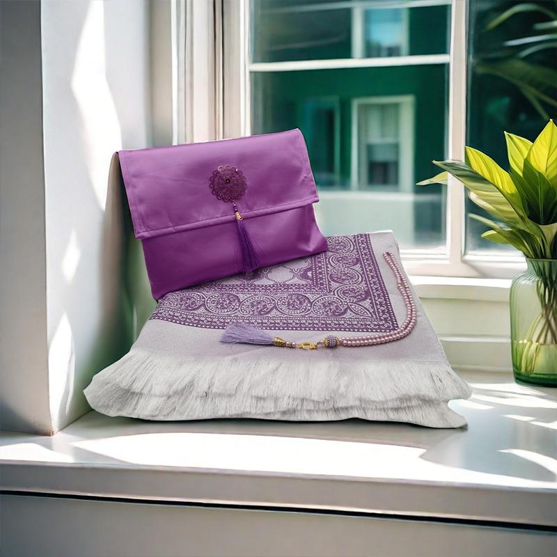 3 шт./комплект исламских молитвенных ковриков, мусульманский молитвенный коврик с изысканным жаккардовым узором, доступно несколько вариантов для путешествий