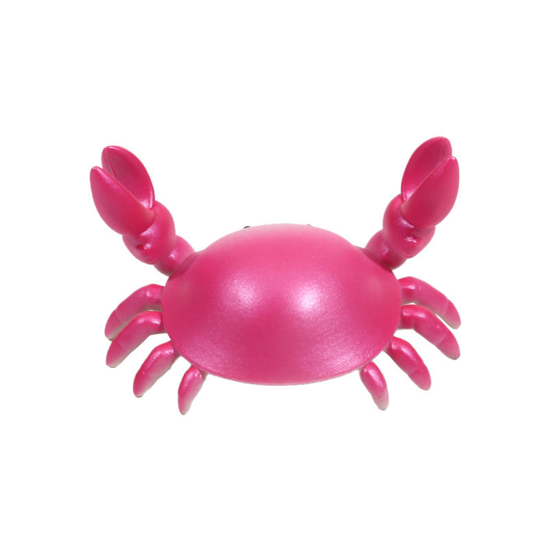 Creative Crab Weightlifting Pen Holder Creative Cute Crab Shelf Cellphone Storage Bracket Storage Rack Crab Model Desktop Ornament
