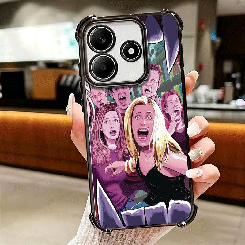 The Vampire Slayer Buffy Soft Phone Case For Xiaomi Redmi Note 14 15 Pro Plus 13 12 11S 11T 5G 10 9S 9 Plating Anti-Fall Fundas