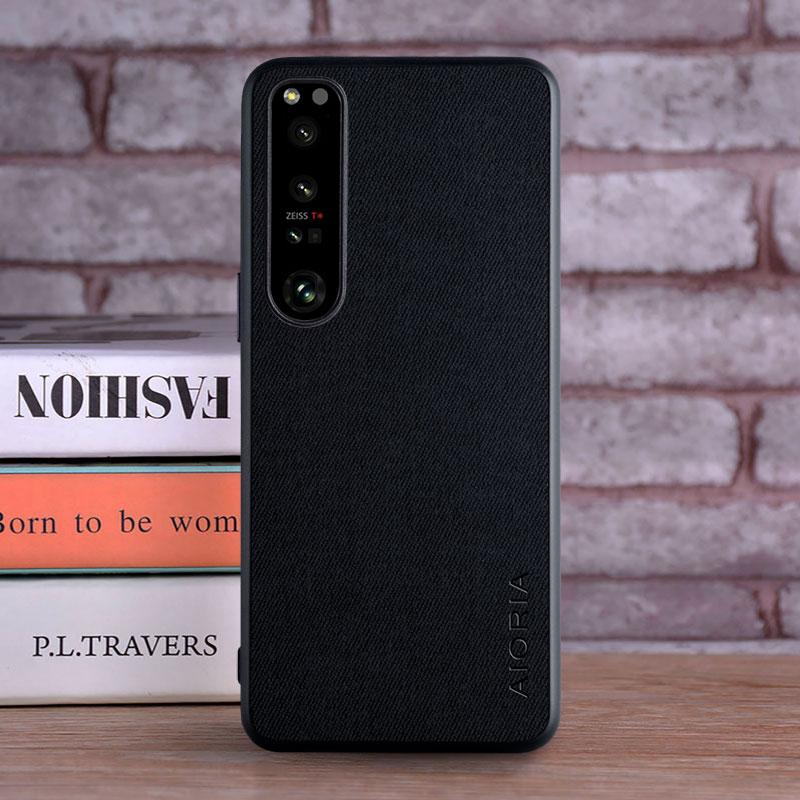 Чехол для Sony Xperia 10 5 1 Ace 2 II III IV Роскошный текстильный кожаный чехол для телефона Sony Xperia Ace Iii Чехол Funda Capa