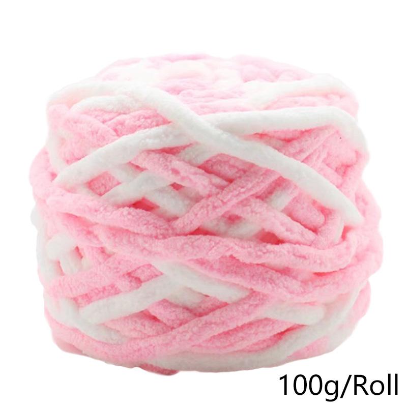 100 г/рулон цветной супер мягкий шарф для ручного вязания своими руками пряжа из смеси полиэстера и хлопка шерстяная пряжа