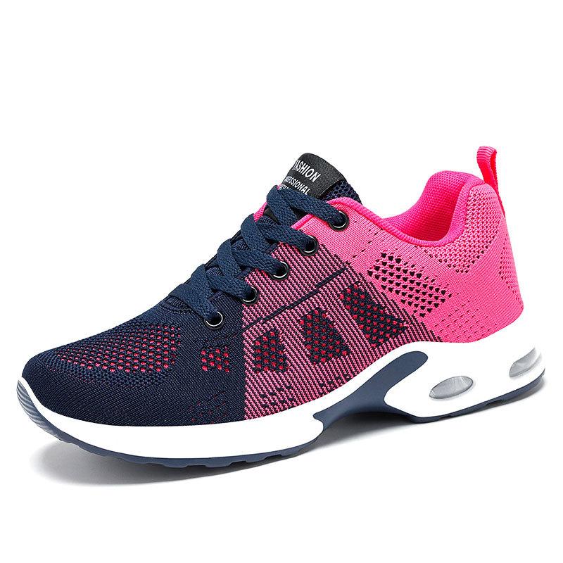 Fashion Lightweight Fashion Running Shoes for Women Mix Color Non Slip Platform Sneakers Woman Air Cushion Comfort Walking Shoes 36-44