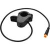 Ebike 300X Thumb Throttle 3 Pin for Electric E Bike 24v 36v 48v 60v 72v - Universal 7/8 22mm Fit|Left and Right|Waterproof M8 Plug|Quick