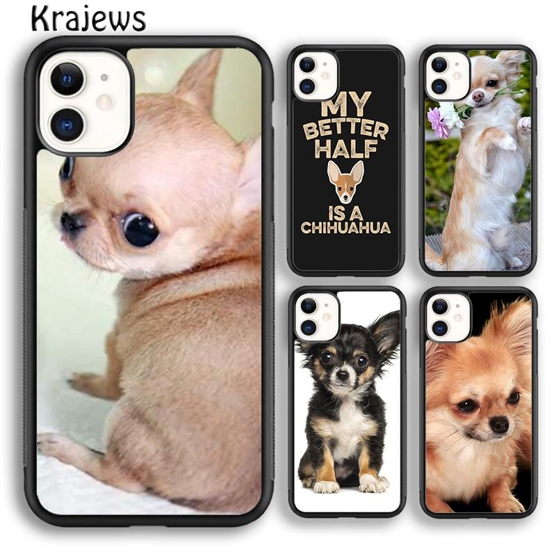 Krajews Животное чихуахуа Чехол для телефона Cover For iPhone 17 Air 16 15 14 plus 12 13 pro max coque Оболочка Fundas