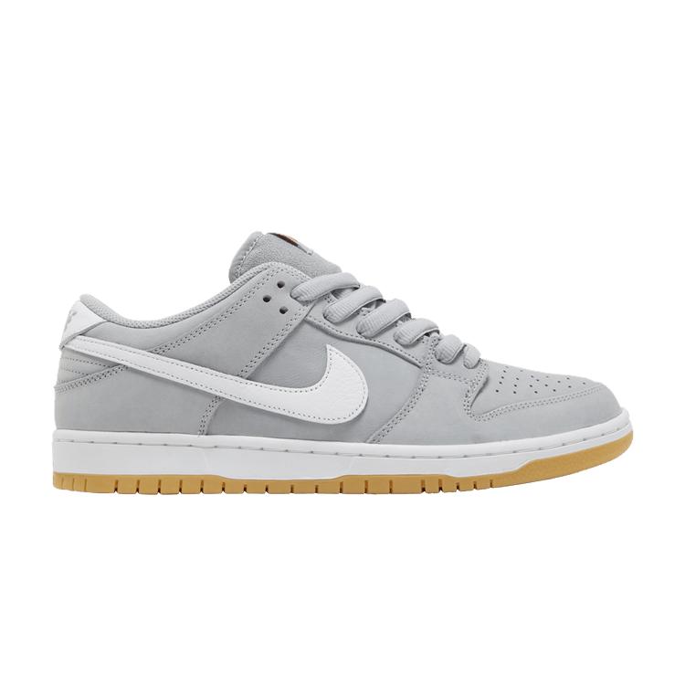 Nike SB Dunk Low Pro ISO Оранжевая этикетка Серый волк Резина