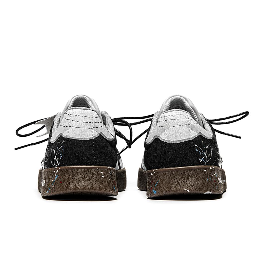 Adidas VL COURT 2.0 IC77 Street Graffiti Abrasion Resistant Abrasion Resistant Low top Skateboard Shoes Unisex HQ1802(Team632-)