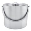 Ведерко для льда из нержавеющей стали с двойными стенками и крышкой для свадебных вечеринок (3L)