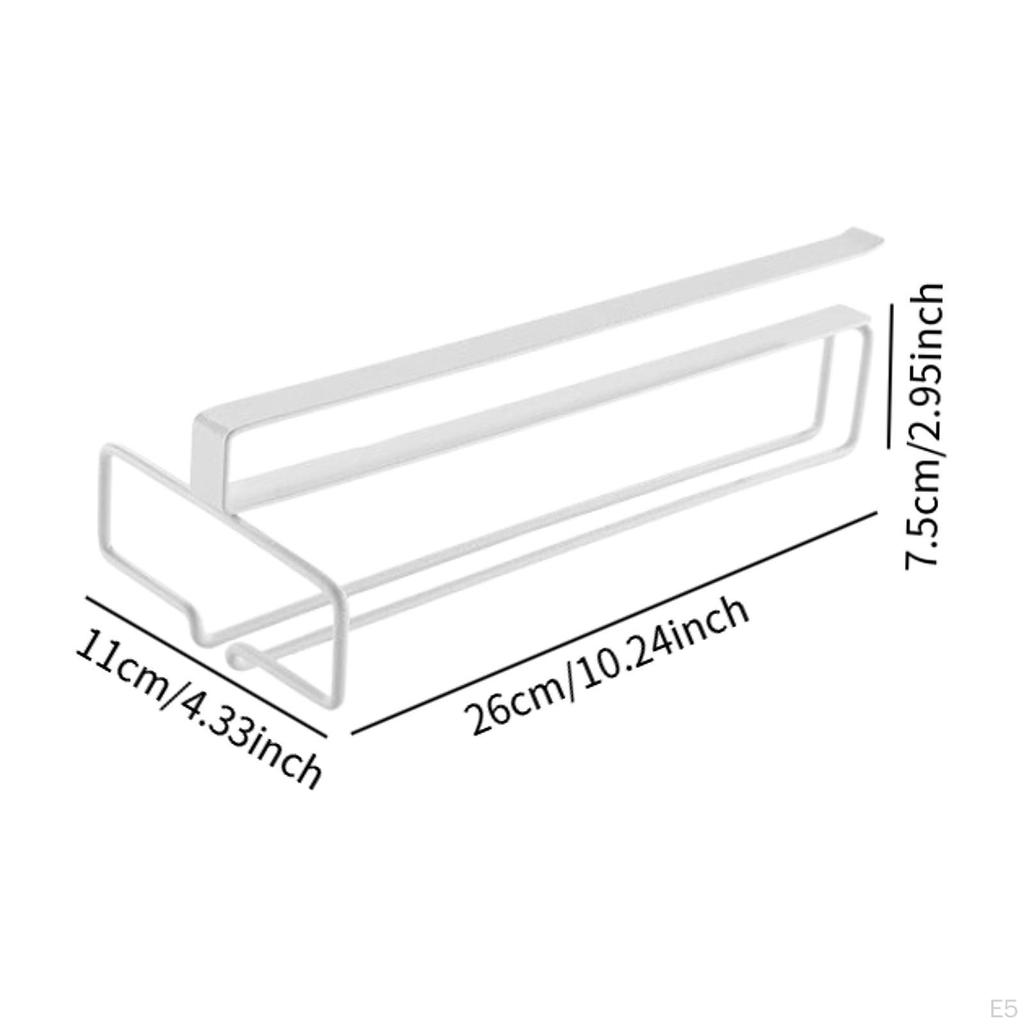 Cabinet Mounted Wine Glass Holder, Iron Organizer, Carbon Steel Cup Shelf