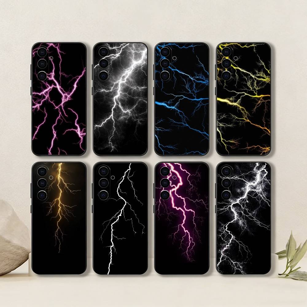 Крутое освещение Чехол для телефона Samsung Galaxy A73,A72,A71,A70,A53,A52,A51,Мягкий силиконовый черный чехол