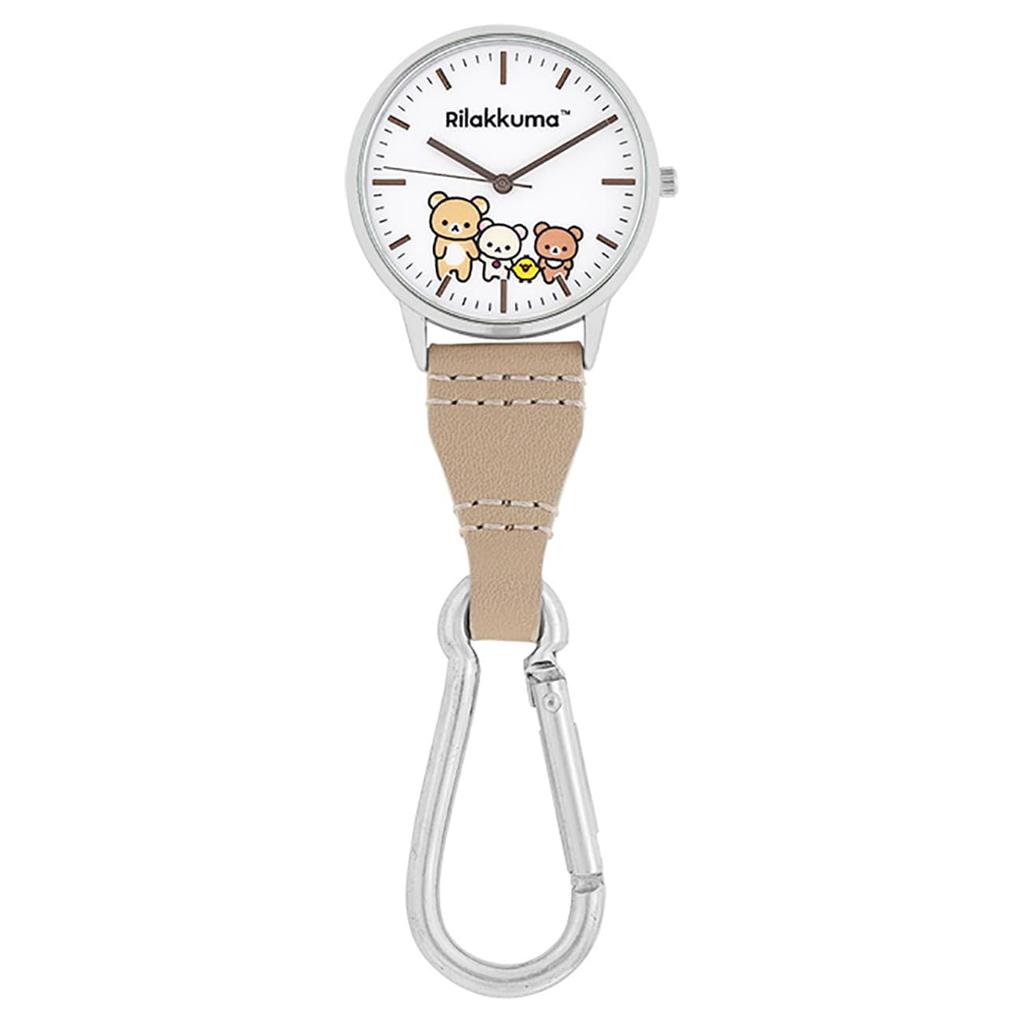 Rilakkuma Carabiner Watch Brown [Sunflame] J-Axis CX2C0005-BR Women's