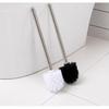 4PCS Toilet Brush Toilet Brushes Flexible Toilet Bowl Brush with Stainless Steel Handle for Bathroom Cleaning. (Black)