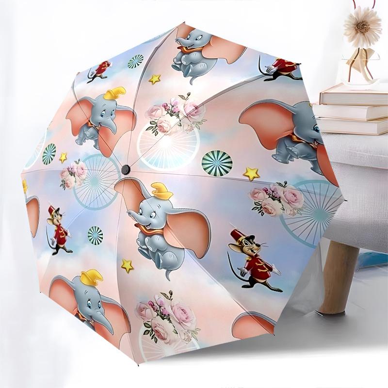 Dumbo, Timothy Automatic Opening and Closing Umbrella, Compact Travel Umbrella, Lightweight and Portable, Suitable for Beach Commuting Busin