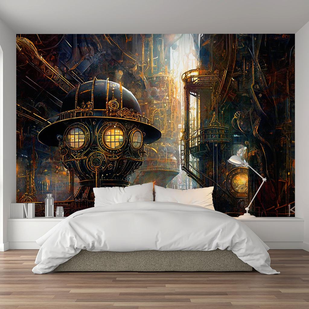 Wallpaper Steampunk Abstraction