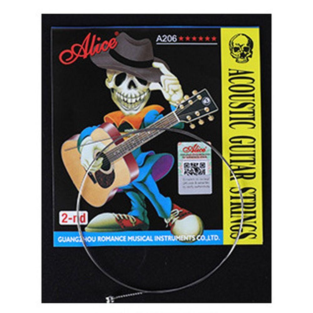 A206 Series Acoustic Guitar Strings 0.28mm Guitar 6 Strings Alice Guitar Strings Guitarist