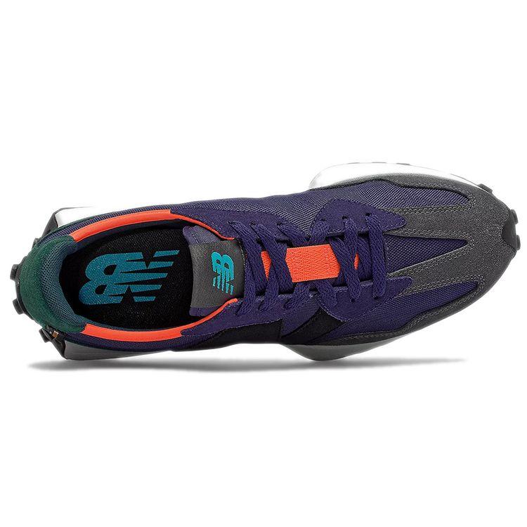 New Balance 327 Унисекс Черно-фиолетовые Низкие Повседневные Беговые Кроссовки Удобные MS327WA1
