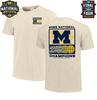 Футболка Чемпионов Национальной Лиги NCAA 2026 Michigan Wolverines, Футболка с Турнирной Сеткой по Баскетболу