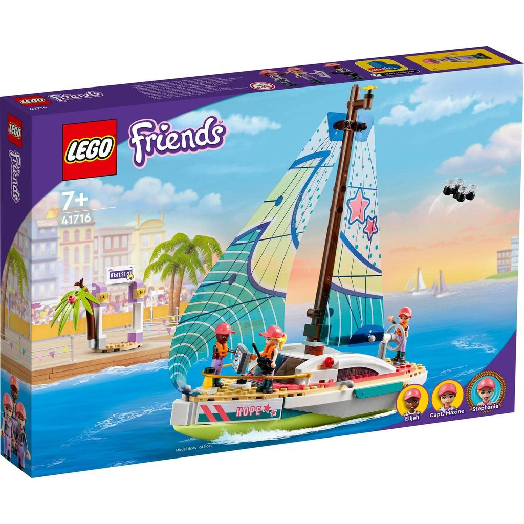 LEGO Friends Приключение Стефани на яхте 41716 Конструктор Подарок Лодка Игра в ролевые игры Девочки от 7 лет