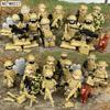 20pcs M8022 Ranger Military Camouflage Special Forces Figure-set Building Blocks for Children
