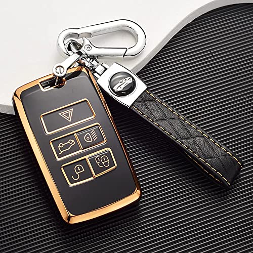SANRILY Умный чехол для ключа для Land Rover, Совместим с Range Rover Evoque, Range Rover Sport, Discovery Evoque, Jaguar и другими. Стильный дистанционный ключ C