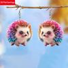 Милые акриловые серьги-подвески с ежиками для женщин, Y2K мода, серьги с животными, трендовые женские серьги, подарок на день рождения и праздник