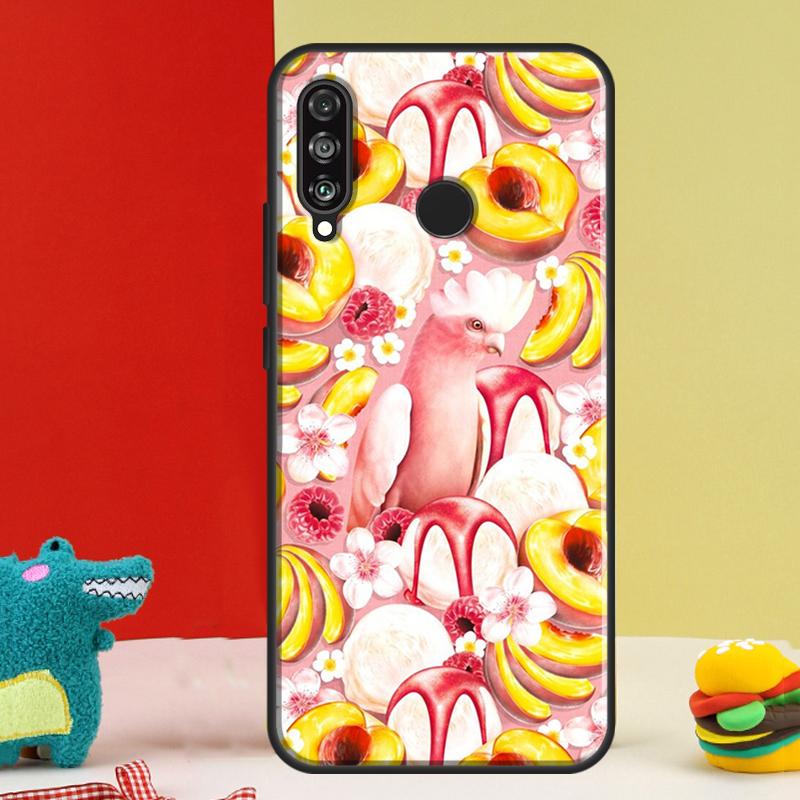 Чехол Tropical Summer Fruit Lemon для Huawei Nova 12s 12i 11i 8i 9 10 SE Y91 Y90 Y60 Y70 Y72 Y61 P20 P40 P30 Lite P60 Pro