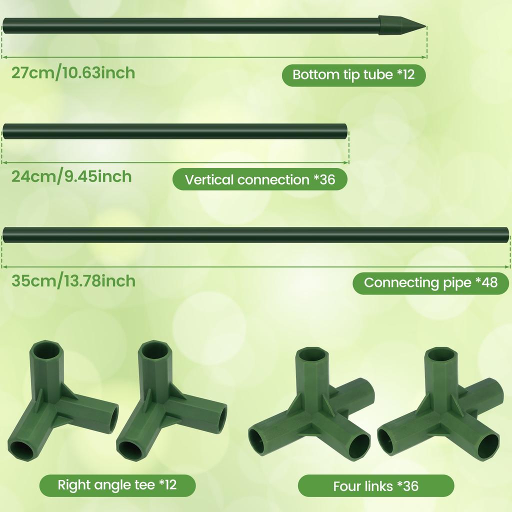 Садовая опора-клетка для томатов, сборная клетка для томатного сада и овощей, пластиковая башня-опора для растений, колышек для огурцов, клетка для томатов