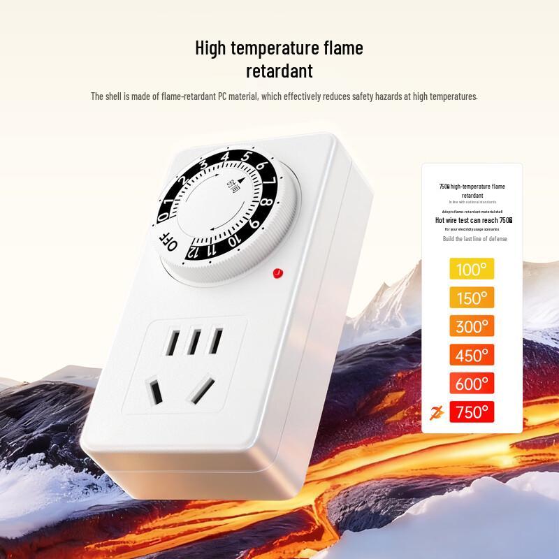 BIAZI Automatic Power-Off Timer Socket for Electric Vehicles
