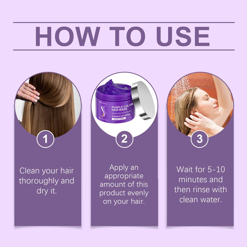 Маска для волос Keratin Purple питает и увлажняет сухие и вьющиеся волосы. Маска Smooth and Glossy Repair для волос.