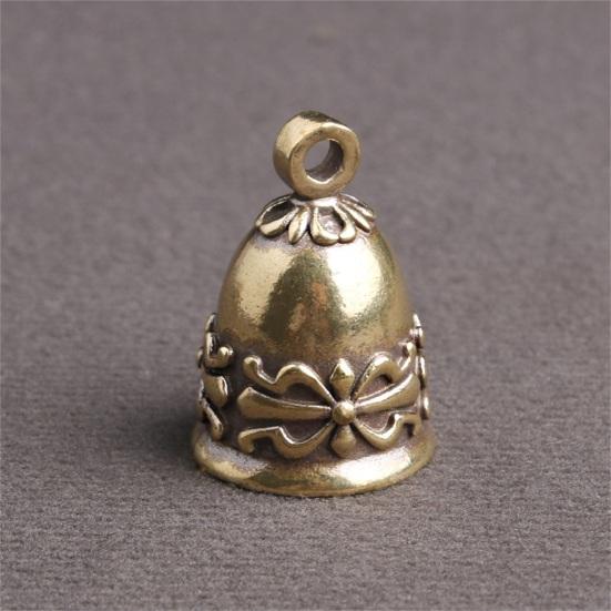 Multifunctional Bell Pendant Craft Bell Crisp Sound Brass DIY Sign for Home