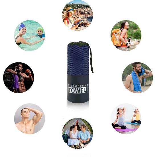 Супервпитывающее прямоугольное спортивное полотенце из микрофибры, быстросохнущее полотенце для йоги, спортивные товары