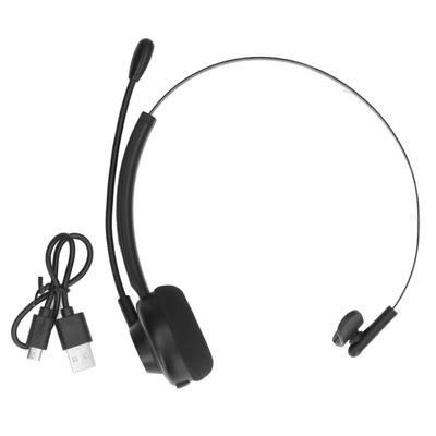 Bluetooth 5.1 Гарнитура Многофункциональная Односторонняя с Шумоподавлением Микрофон Беспроводная Гарнитура для Колл-центра Онлайн-занятий