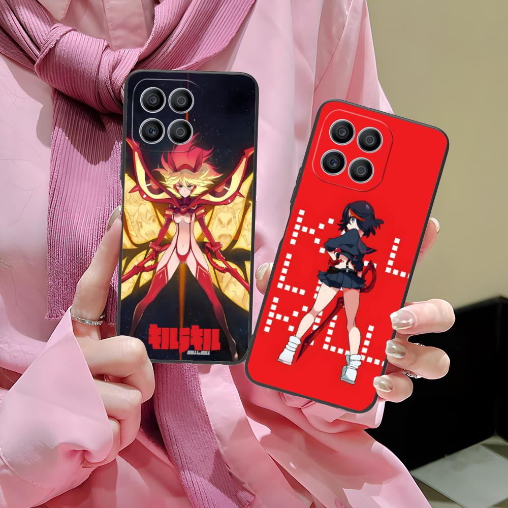 Чехол для телефона La Kill Ryuko Matoi для Honor 90 80 70 60 50 30 20 10 9 8 7 Pro S SE Lite 5G Черный Чехол для смартфона