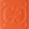Gucci Держатель для карт GG с тиснением, оранжевая кожа 739478-AABY0-7505