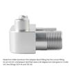 NEW LSX LS3 Engine Swap Conversion A/C Line Compressor Adapter Fitting