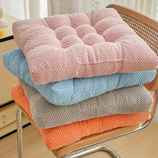 Square Seat Cushion Ultra Soft Warm Floor Cushion Thicken Dining Room Chair Pads for Kitchen Dining Office Chairs Tatami