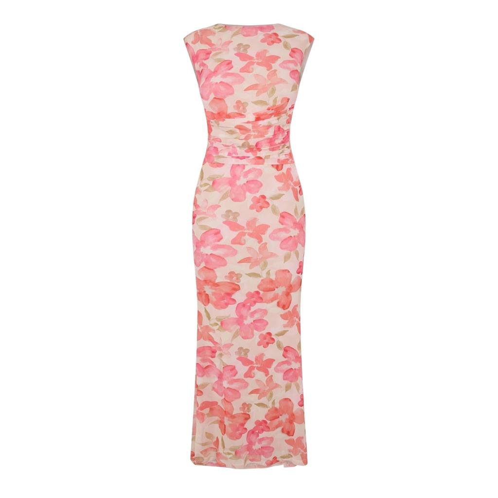 I Saw It First Womens/Ladies Floral All-Over Print Maxi Dress