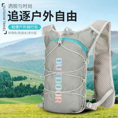 Многофункциональный нейлоновый рюкзак для бега, светоотражающий, безопасный, спортивный, гидратационный, велосипедная сумка