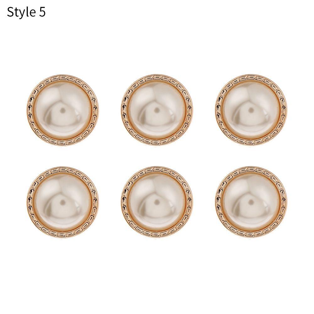 6PCS Clothing Crafts Decorative DIY Anti-exhaust Adjustable Coat Button Seamless buttons Detachable