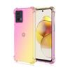 Прозрачный мягкий противоударный чехол с градиентом для телефона Motorola Moto G73 G72 G23 G13 G32 G42 Edge 40 Pro, силиконовый чехол с подушкой безопасности