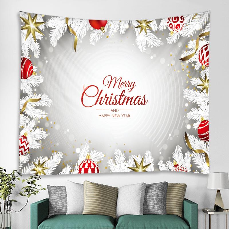 Christmas Holiday Decoration Scene Hanging Cloth Wall Covering Bedroom Decoration Cloth Tapestry