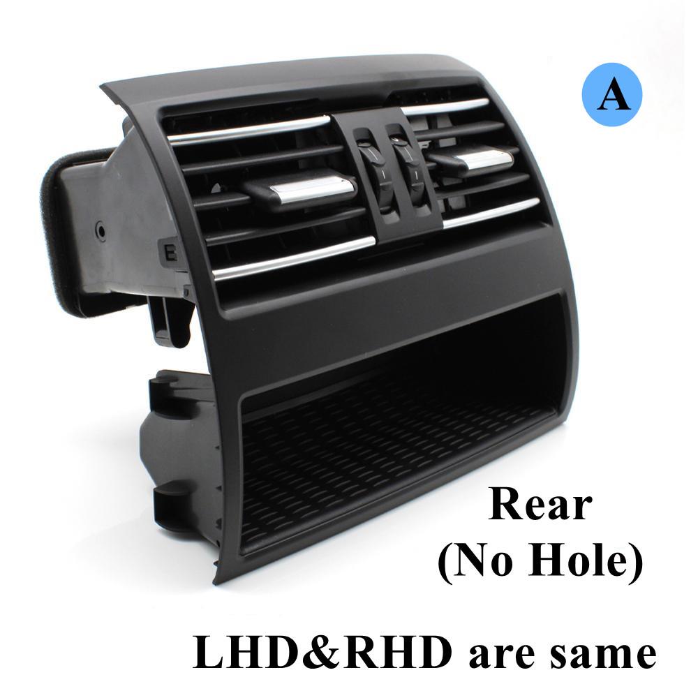 Хромированная задняя вентиляционная решетка кондиционера переменного тока, панель с отверстием для кнопки обогрева для BMW 5 серии F10 F11 F18 520 523