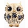Owl Statue for Good Luck II Aesthetic Resin Owl Art Figure Showpiece II 3.5 Inch II Feng Shui & Vastu II Evil Eye II Owl Showpiece for Home Decor