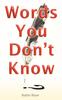 Книга Words You Don't Know