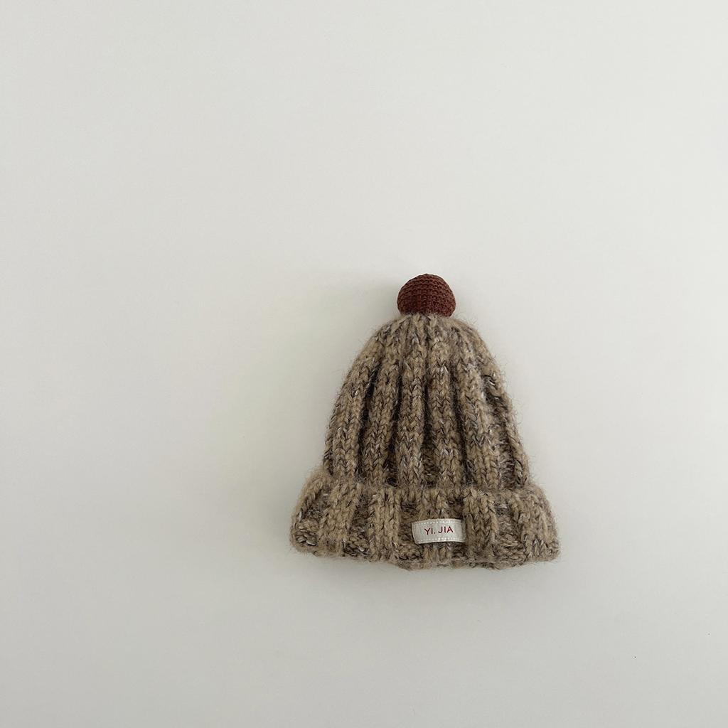 Новая детская вязаная шапка с зимней теплой шапочкой для мальчиков девочек милая шапочка для младенцев и малышей мягкая шапка с ушками подарок 2-6 лет