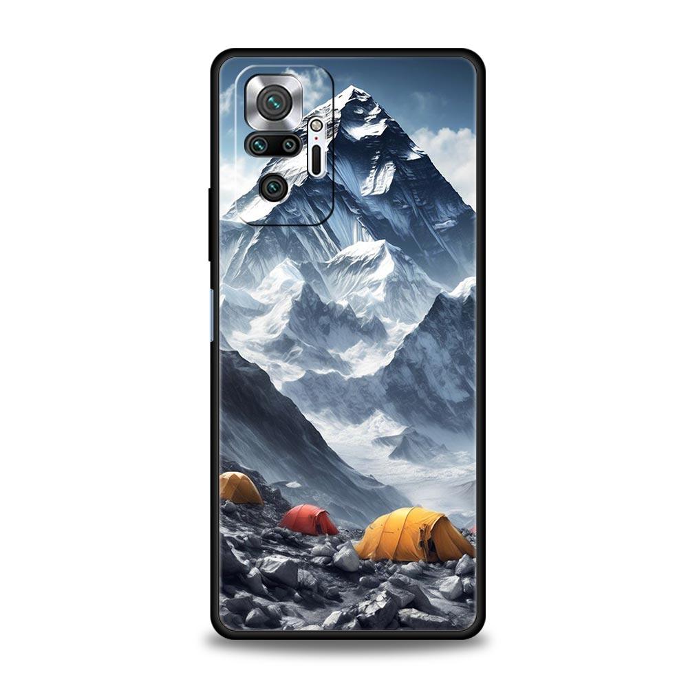 Чехол для телефона для Xiaomi Redmi Note 14 13 12 5G 11 10 Pro Plus 4G 9S 9 14C 13C 12C 10C 9C 9A Покрытие Гора Эверест первый в мире